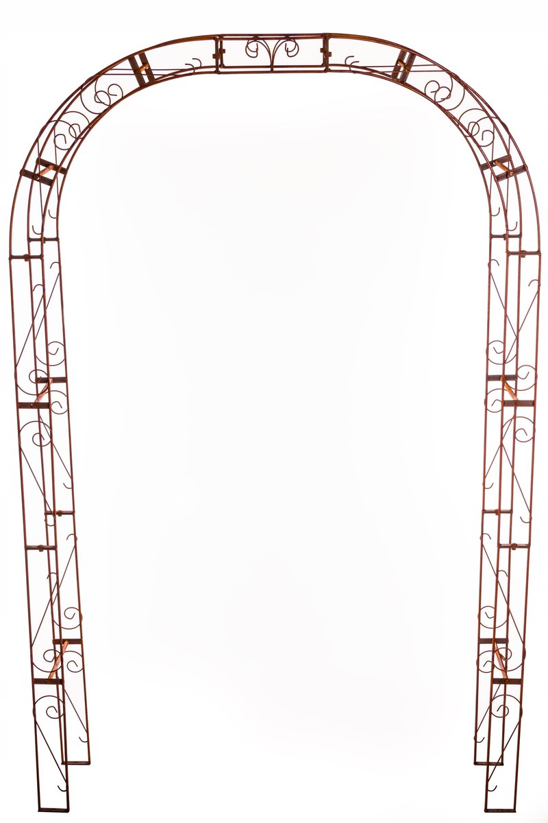Pergola Ogrodowa Łuk 200Kg Drabinka Na Kwiaty Rdza