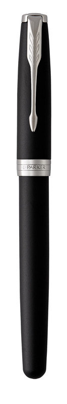 Parker 1931500 Pióro Wieczne (M, Stalówka Ze Stali) Sonnet Black Lacquer CT 1931500