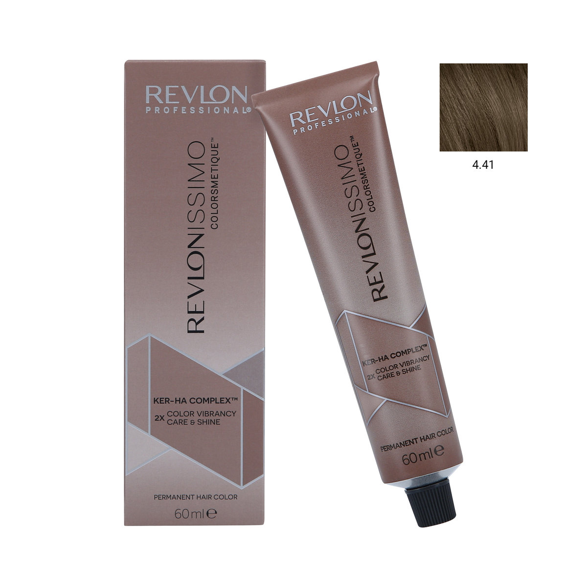 REVLON REVLONISSIMO COLORSMETIQUE Profesjonalna farba do włosów 4.41, 60 ml