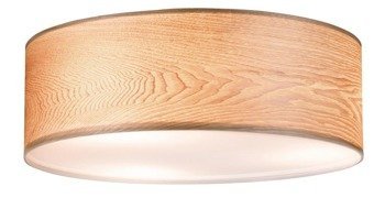 Elegancka lampa sufitowa Liska w jasnym drewnie