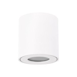 Ideus Zewnętrzna LAMPA sufitowa ZORBA DWL 03954 metalowa OPRAWA tuba outdoor IP54 biała 03954