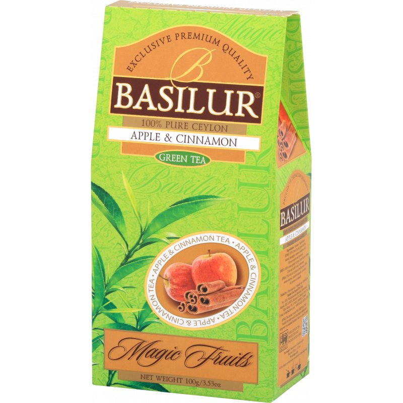BASILUR BASILUR Herbata Apple cinnamon stożek 100g WIKR-1034167