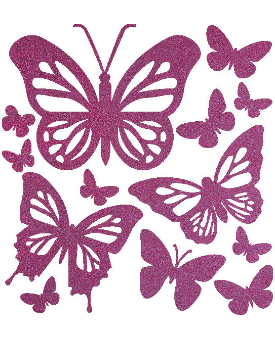 Naplamki z Folii Flex FM-06 Butterflies