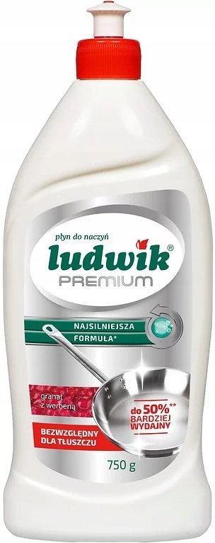 Ludwik Płyn do naczyń Ludwik Premium 750 g granat