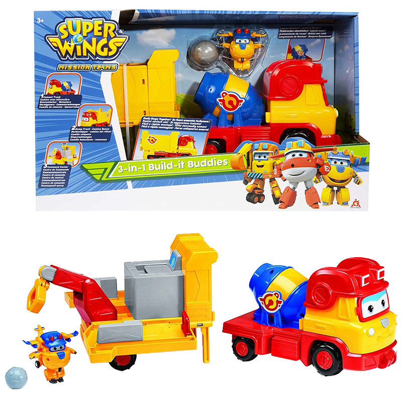 Super Wings Zabawka Ciężarówka + Figurka Śrubek