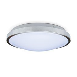 Zdjęcia - Naświetlacz LED / lampa zewnętrzna KOBI Plafon okrągły ROMERO CHROM 2xE27 34cm 