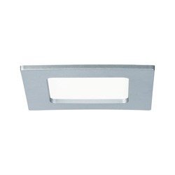Paulmann Leuchten 92076 panel LED kwadratowa wpuszczana 6 W 4000 K, plastik, matowy chrom, 115. x 11.5 x 0.5 cm 92076
