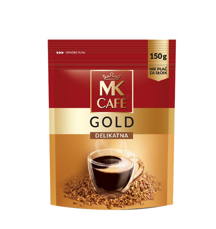 Kawa rozpuszczalna MK Cafe GOLD doypack 150g