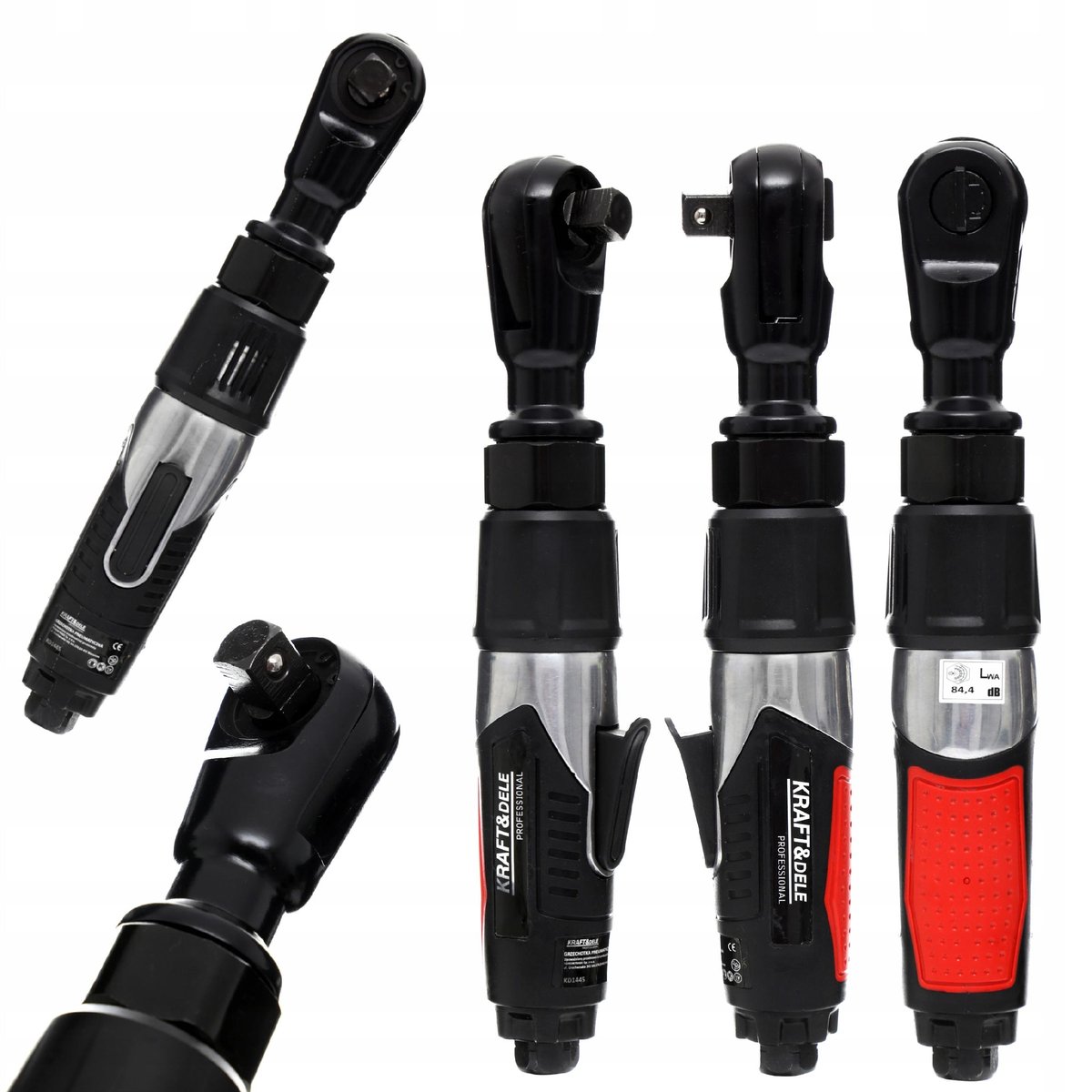 Grzechotka Pneumatyczna Kątowy Klucz 1/2'' 75Nm