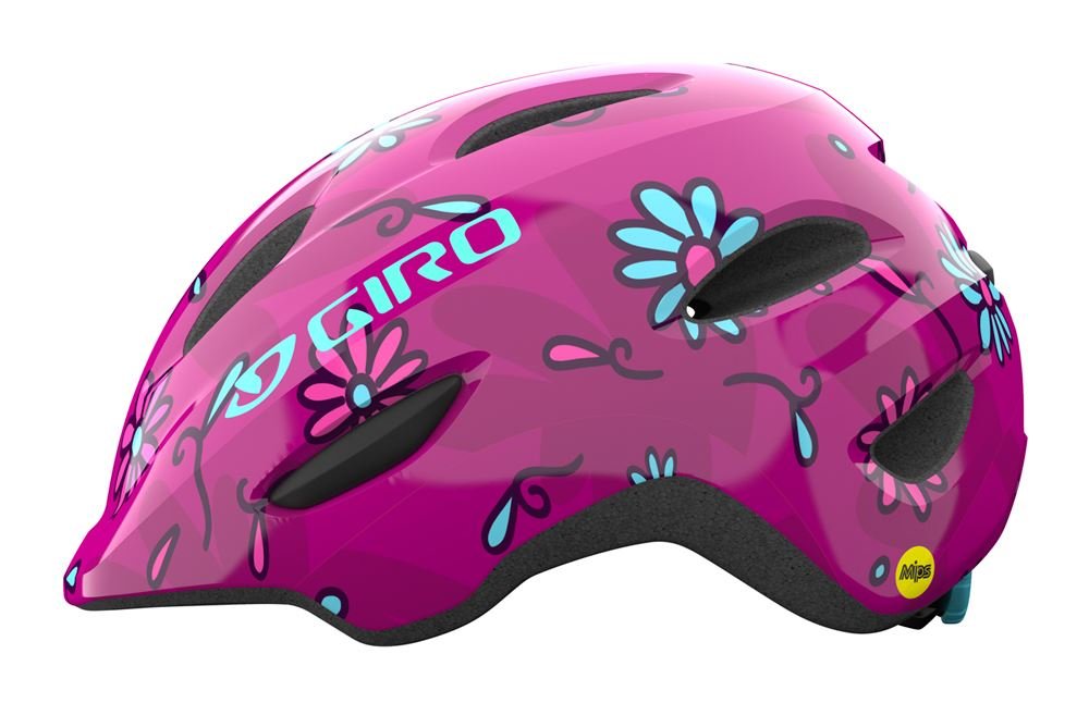 GIRO kask rowerowy dziecięcy/juniorski SCAMP pink street sugar daisies GR-7129847