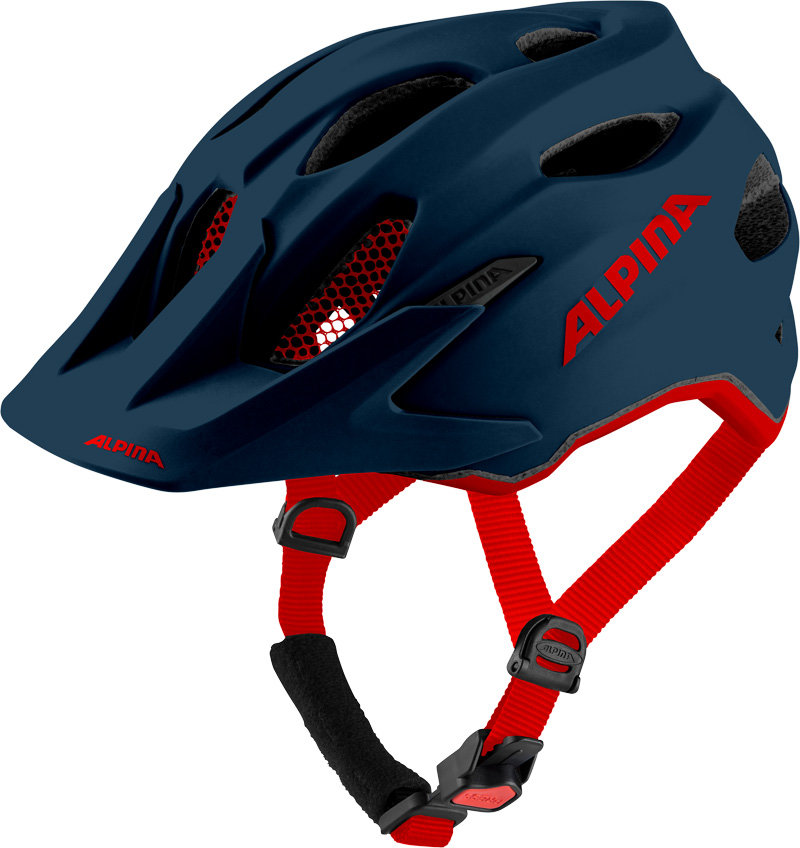 Alpina Carapax Kask rowerowy Młodzież, indigo matt 51-56cm 2021 Kaski dla dzieci 9702185