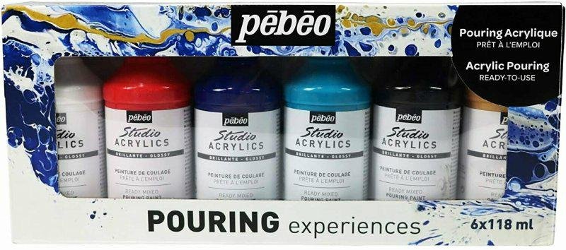 Zestaw farb do Pouringu Pebeo 6x118ml