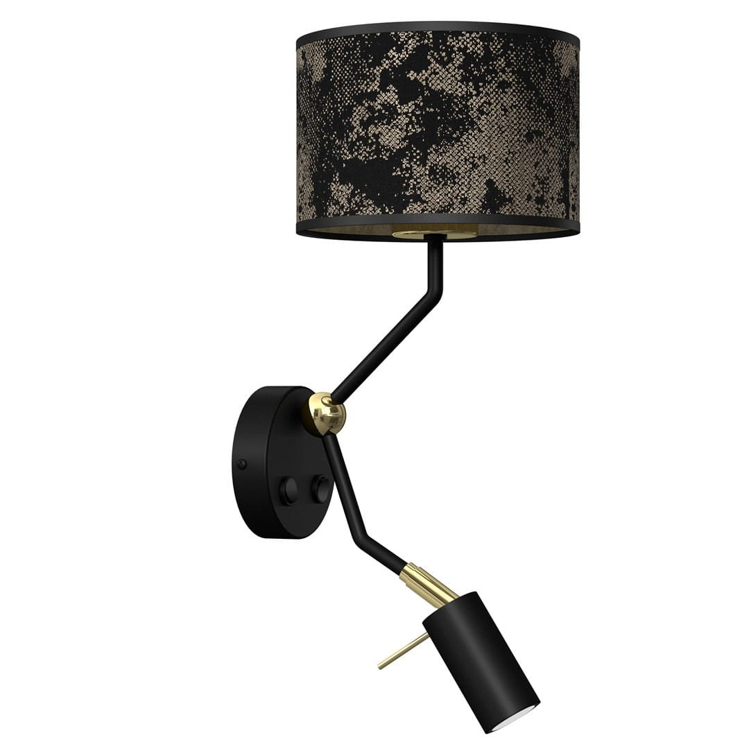 Milagro Kinkiet SATINO GOLD 1xE27+1x mini GU10 MLP7313