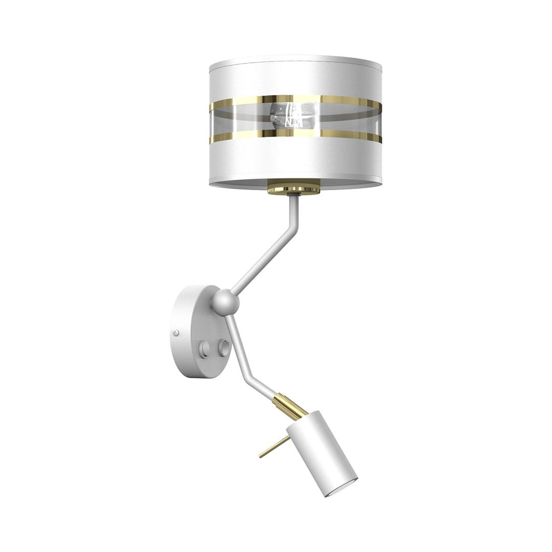 Milagro Kinkiet ULTIMO WHITE 1xE27 1x mini GU10 MLP7346