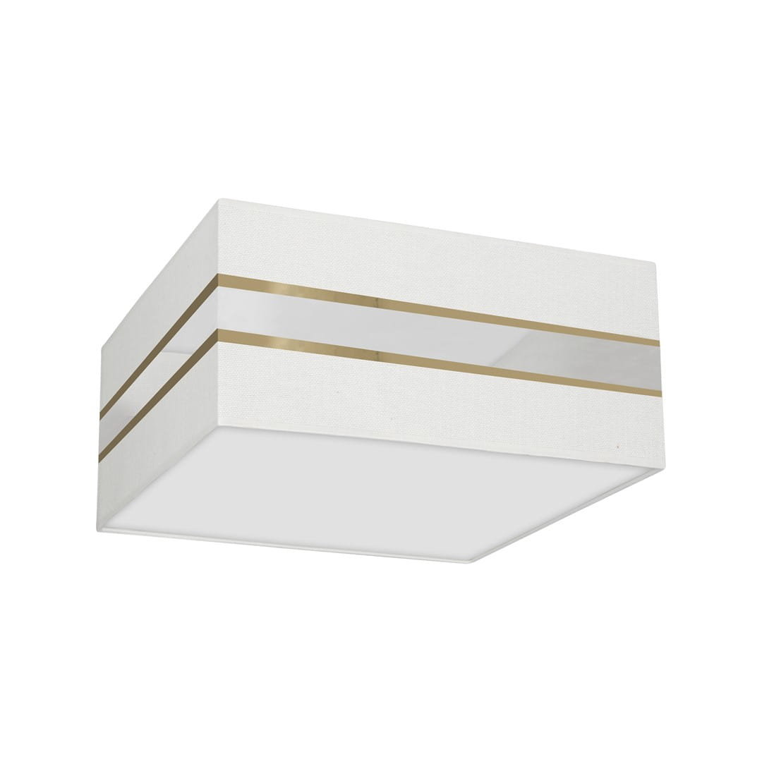 Milagro Lampa sufitowa Kwadrat ULTIMO WHITE 2xE27 40cm MLP7347