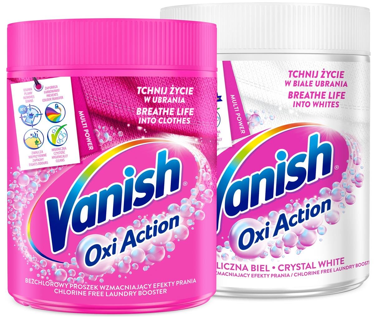 Vanish Oxi odplamiacz proszek Kolor Bieal 2 x 470g