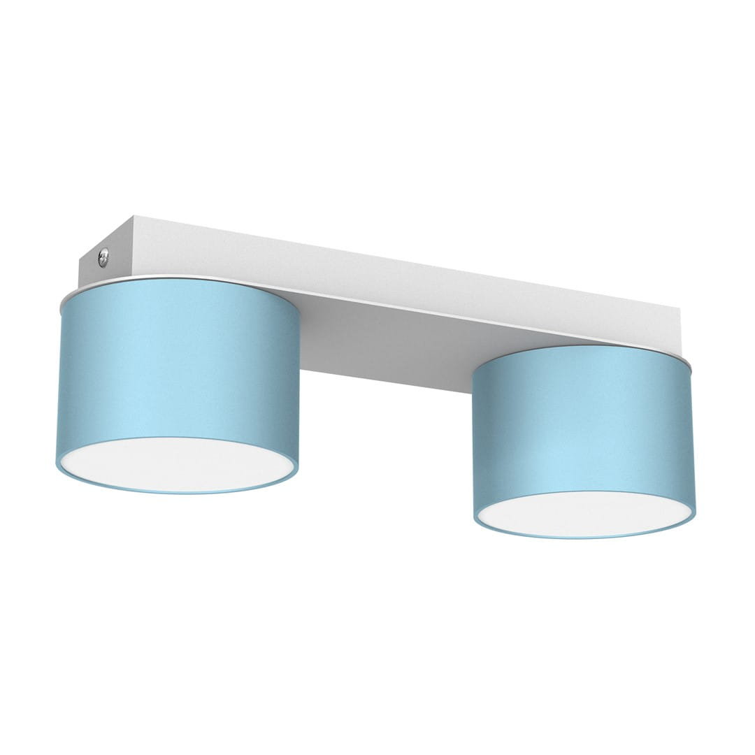 Milagro Lampa sufitowa DIXIE Blue/White 2xGX53 MLP7549