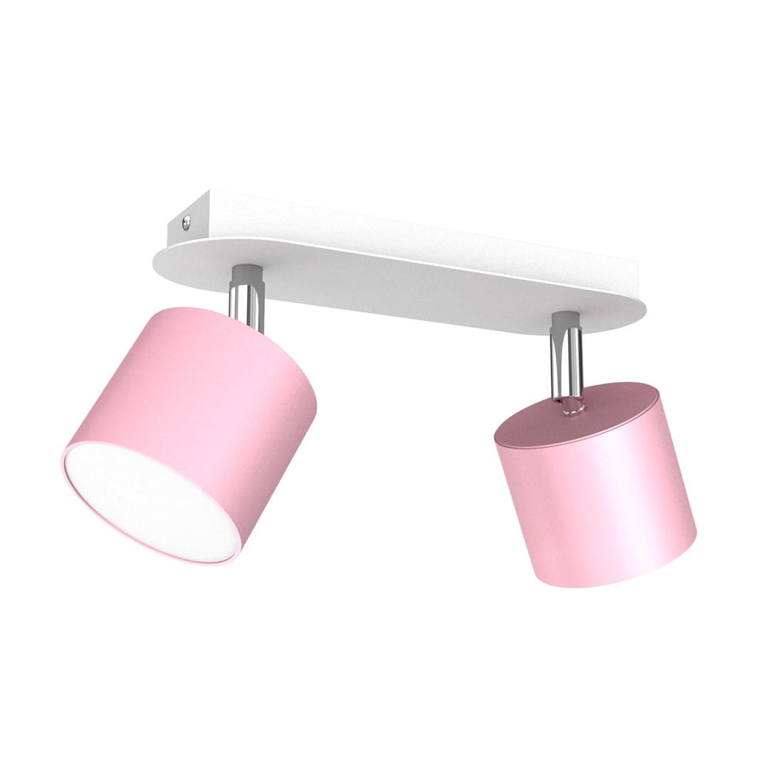 Milagro Lampa sufitowa DIXIE PINK 2xGX53 MLP7610