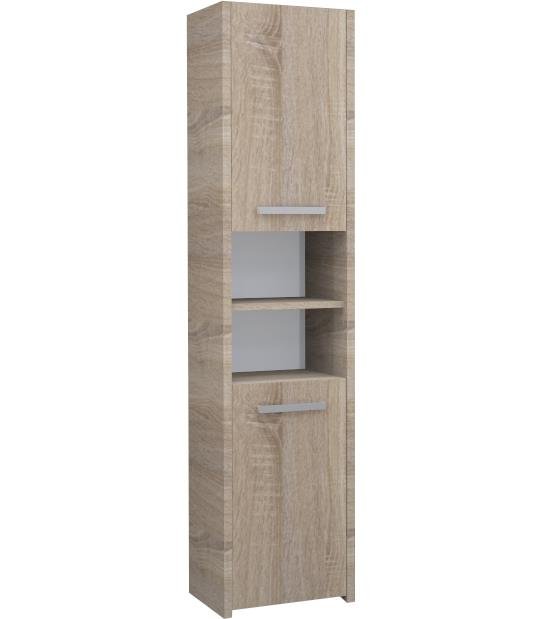 Euro Szafka łazienkowa 40cm 3 drzwi słupek sonoma Szafka łazienkowa 40cm 3 drzwi słupek sonoma