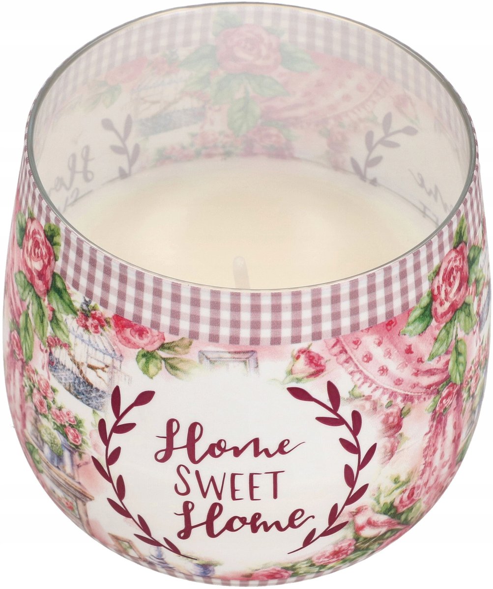 ŚWIECA ŚWIECZKA ZAPACHOWA SZKLANA OZDOBNA ZAPACH