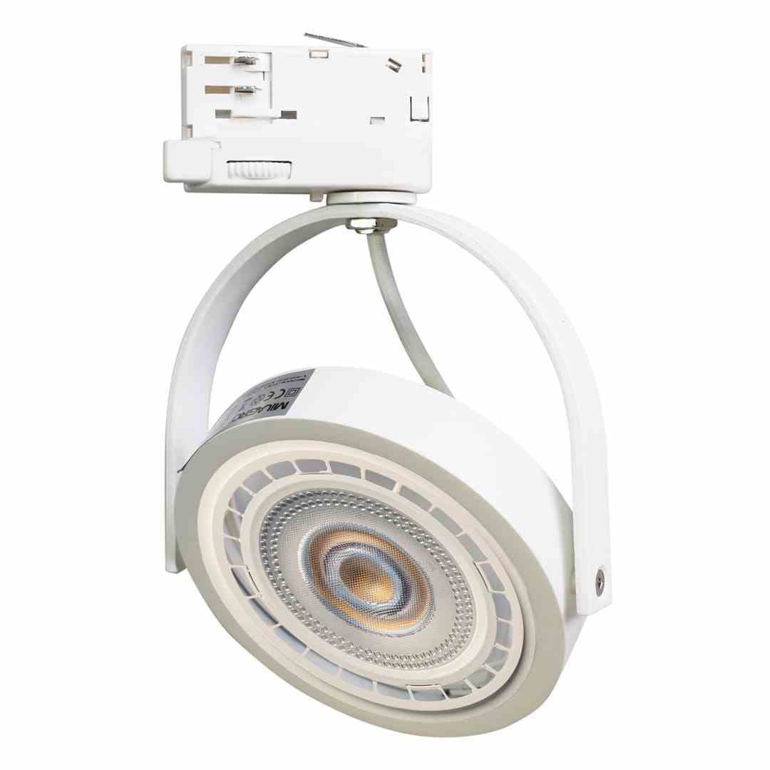 Milagro LUGAR WHITE track ligth 1xAR111 GU10 3 Circuit ML7056