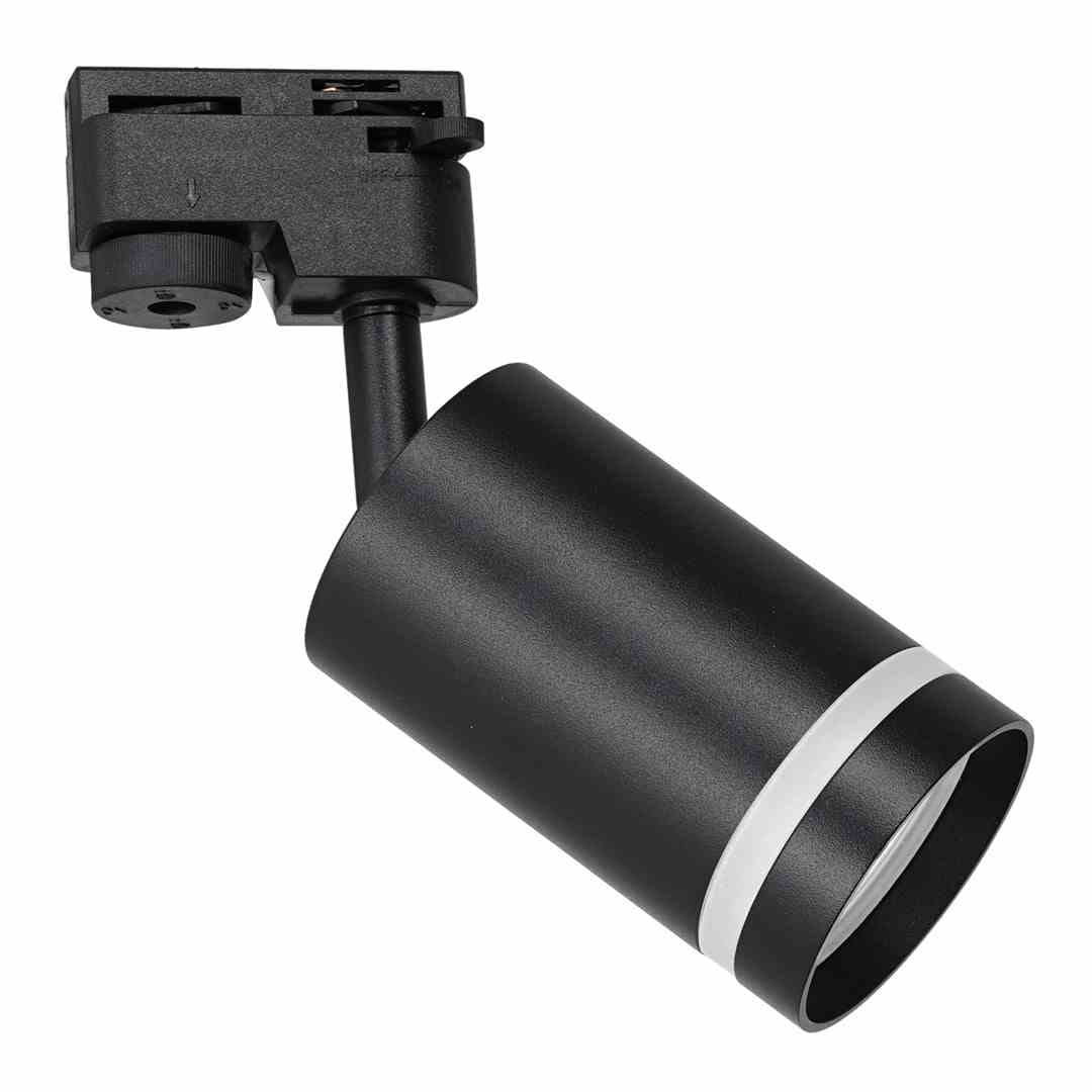 Eko-Light Pipe Ring Track Spot Light Black 1xGU10 ML7669