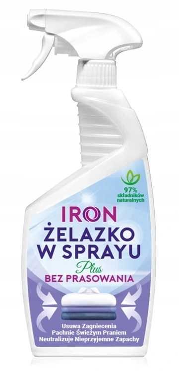 Iron Plus Żelazko W Sprayu Płyn Prasujący 750 Ml