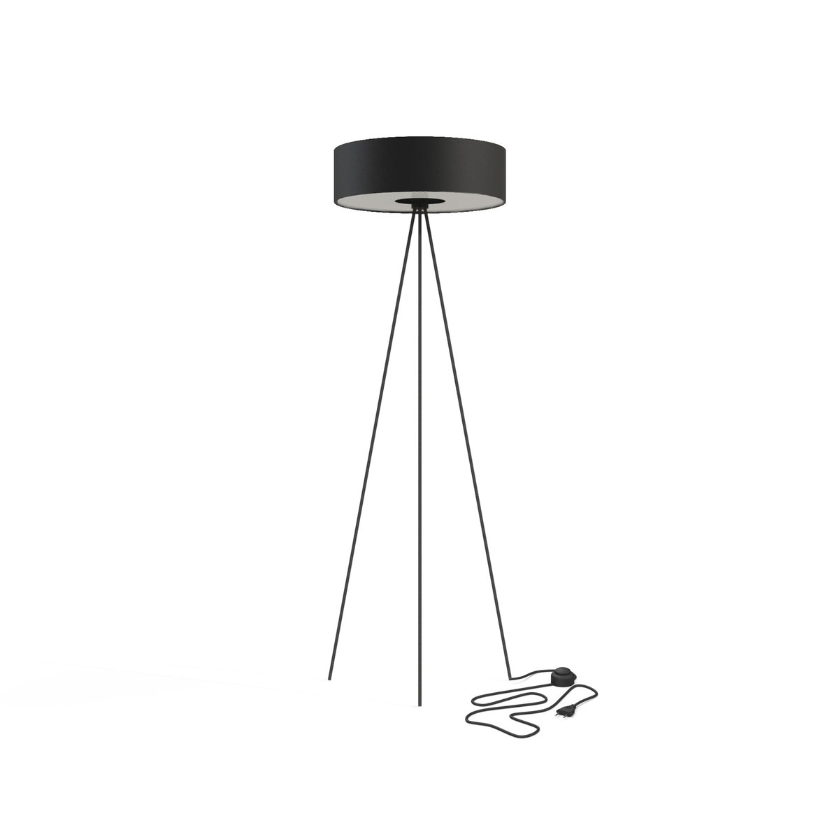 Nowodvorski Lampa podłogowa stojąca CADILAC III 154cm 25W LED E27 czarny
