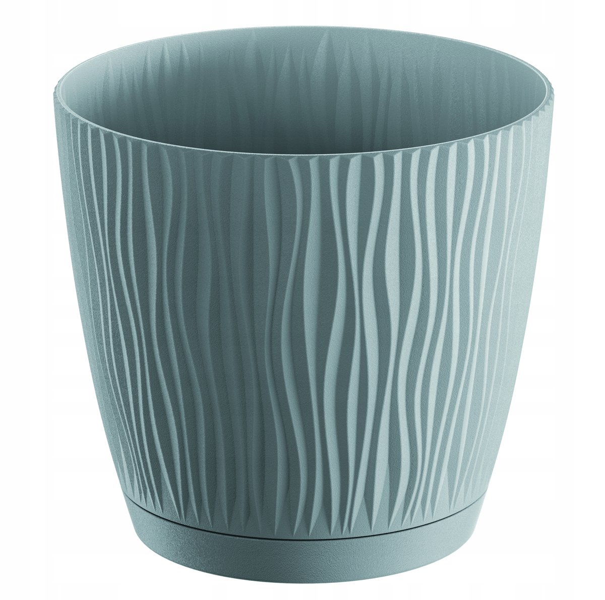 Prosperplast SANDY P doniczka z podstawką 18,8 cm, szary DSY190P