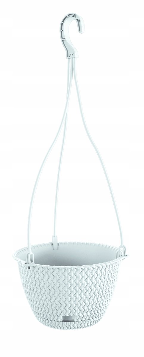 Prosperplast SPLOFY ROUND W Doniczka wisząca 23 cm, biały DSPW230