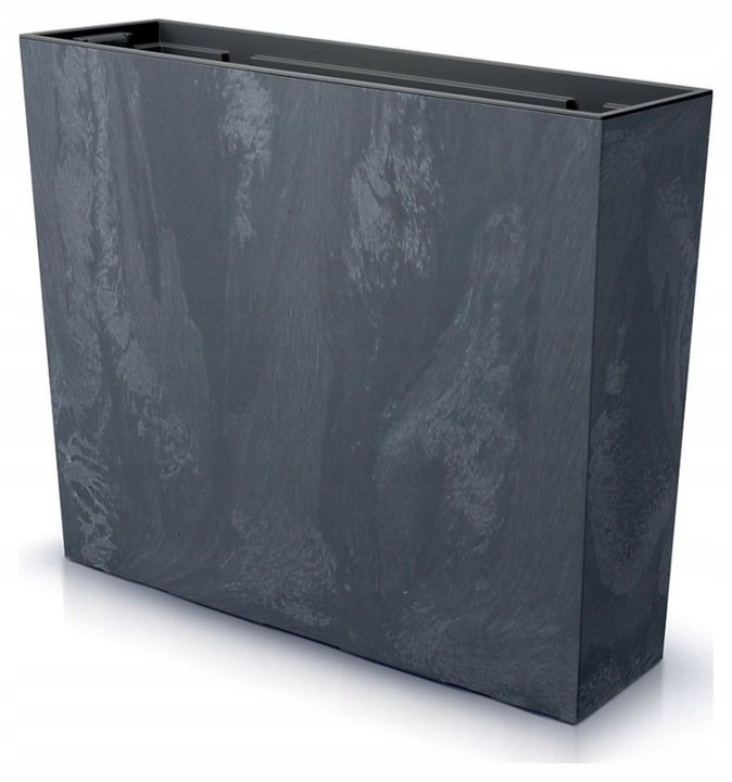 Prosperplast Skrzynka balkonowa stojąca Urbi 39,5x18x49,8 cm betonowa antracytowa