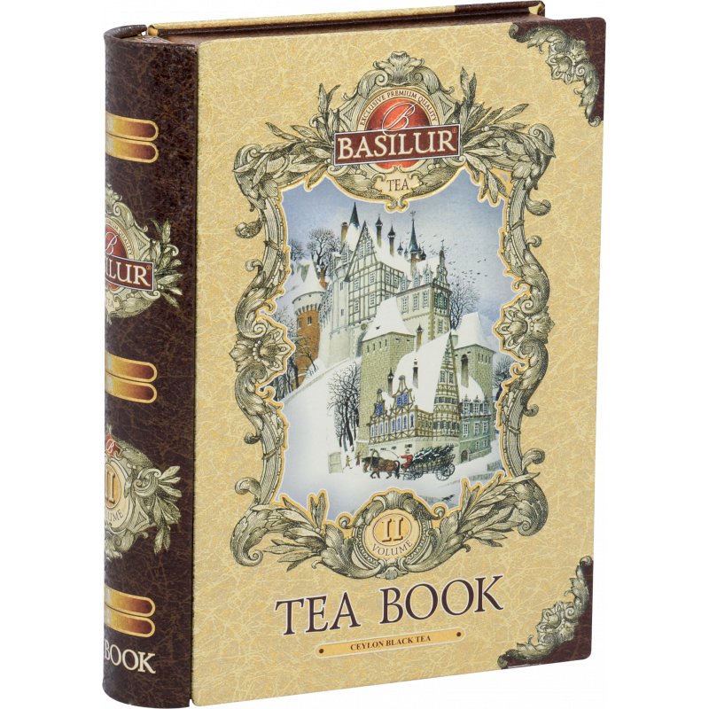 Basilur TEA BOOK VOL II czarna herbata CEJLOŃSKA papaja pomarańcza cynamon PUSZKA - 100 g