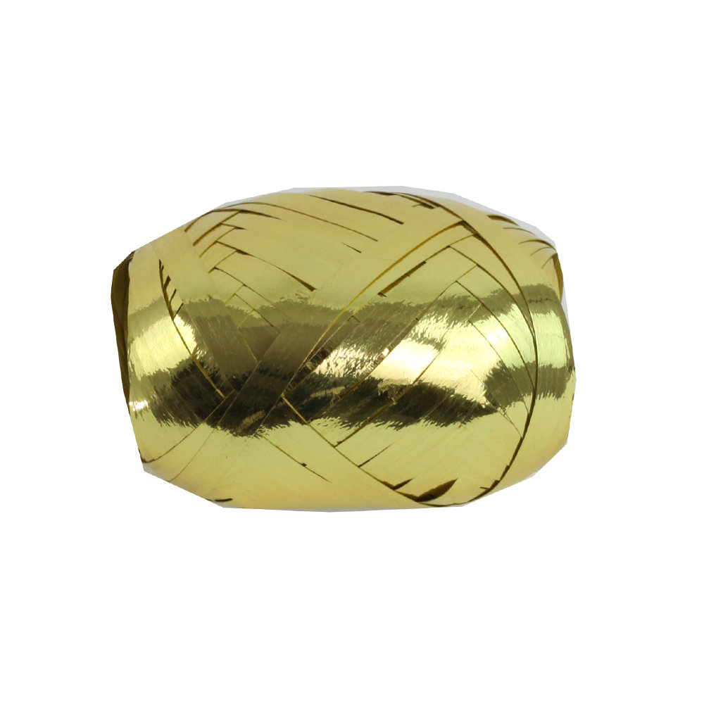 Tasiemka wstążka metalizowana Złota 10m 25szt W24