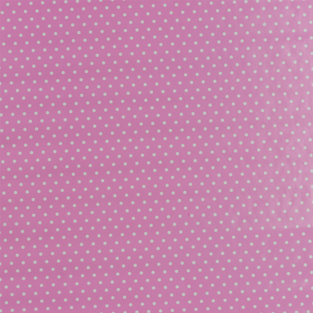 Papier do prezentów 57cmx10m Róż/kropki 10m16