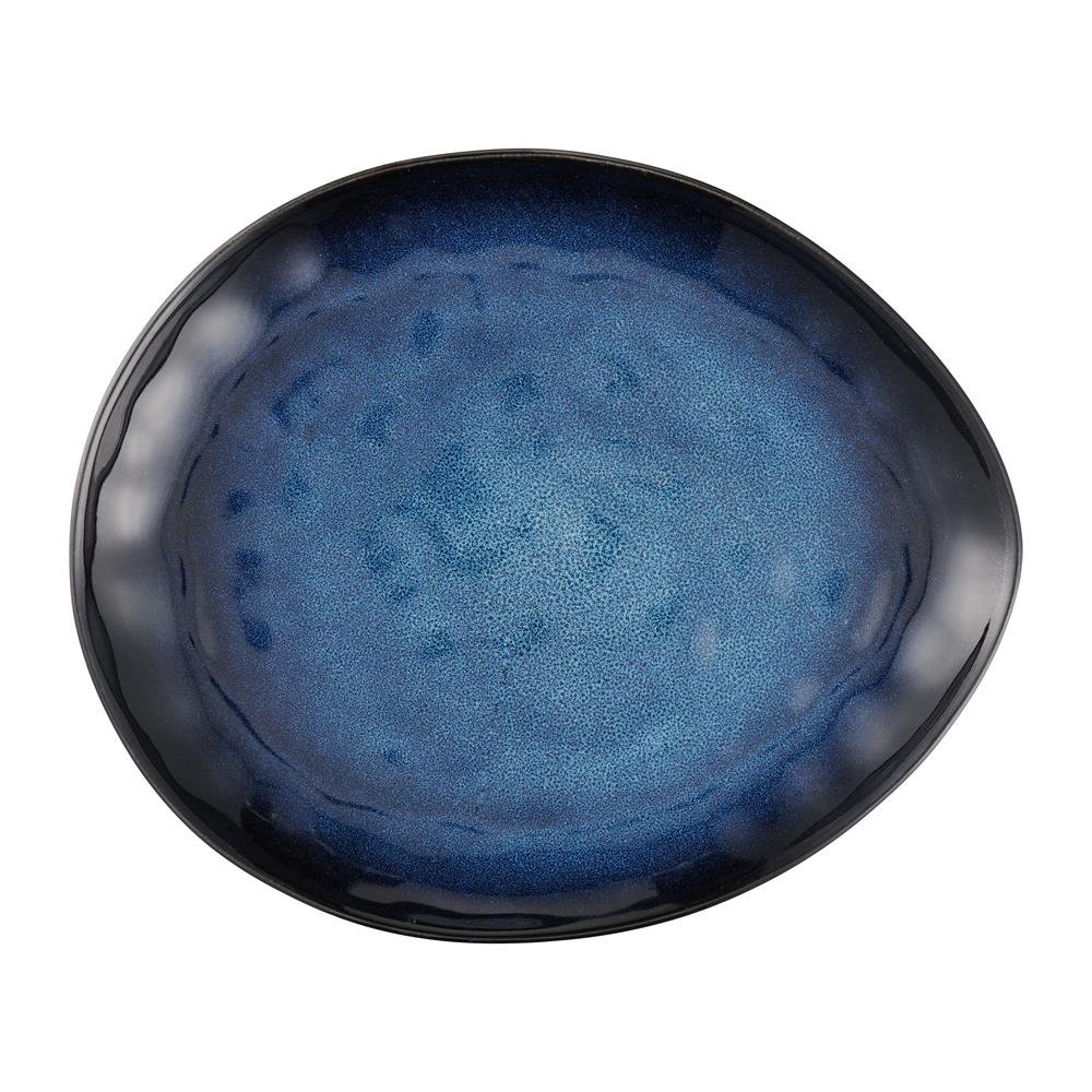 Talerz płytki z kamionki 29 cm DARK NIGHT VILLA ITALIA