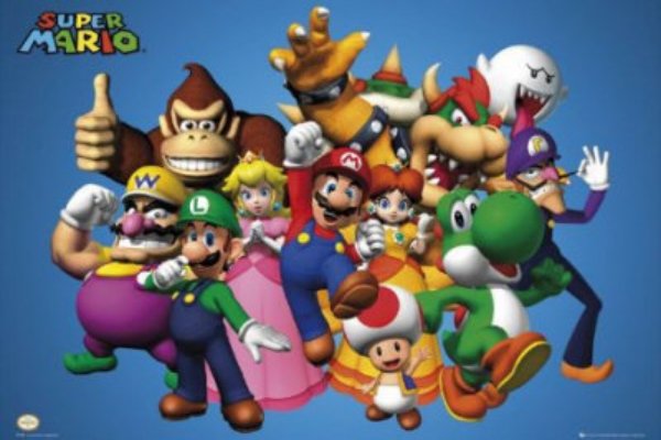 NINTENDO CAST plakat 91x61cm