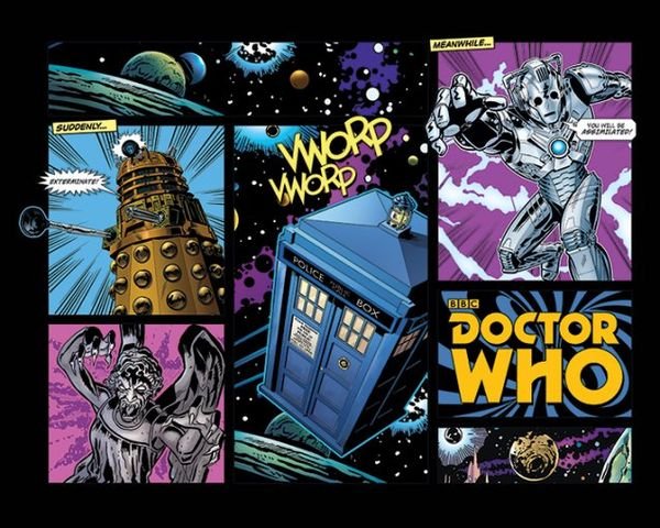 Pyramid Posters Doctor Who - Układ komiksowy - plakat
