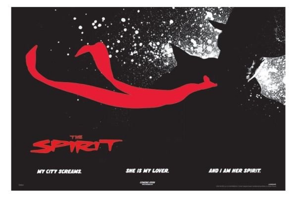 THE SPIRIT - BLACK plakat 91x61cm