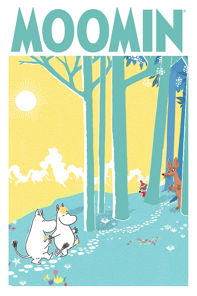 MOOMIN (FOREST) plakat 61x91cm