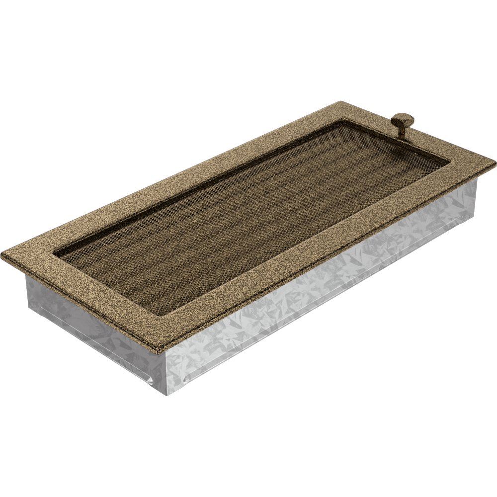 Parkanex kominkowa czarno-złota żaluzja 17x37 kratki