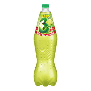 3 OWOCE limonki 1,5l+250ml gazowany zawierający 20% soku