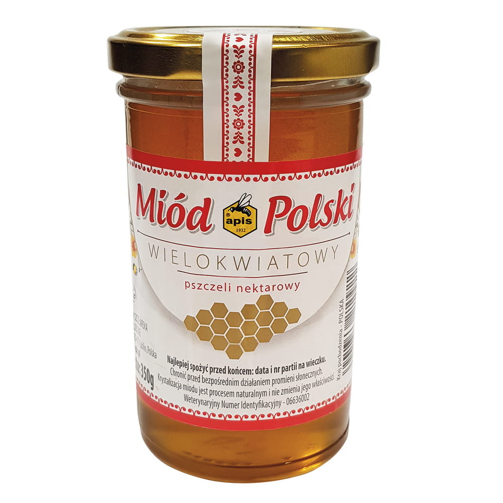 APIS Miód Polski wielokwiatowy 350 g