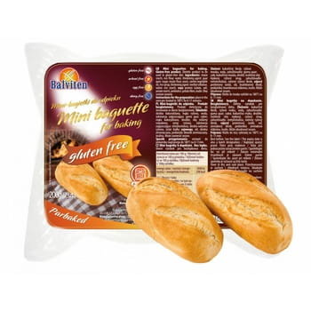 Mini bagietki do odpieku bezglutenowe MINI BAGIETKI DO ODPIEKU BEZGLUTENOWE 2X100G zakupy dla domu i biura 21917794