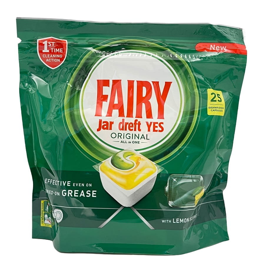 Fairy Jar Dreft Yes Original Lemon tabletki 25 sztuk
