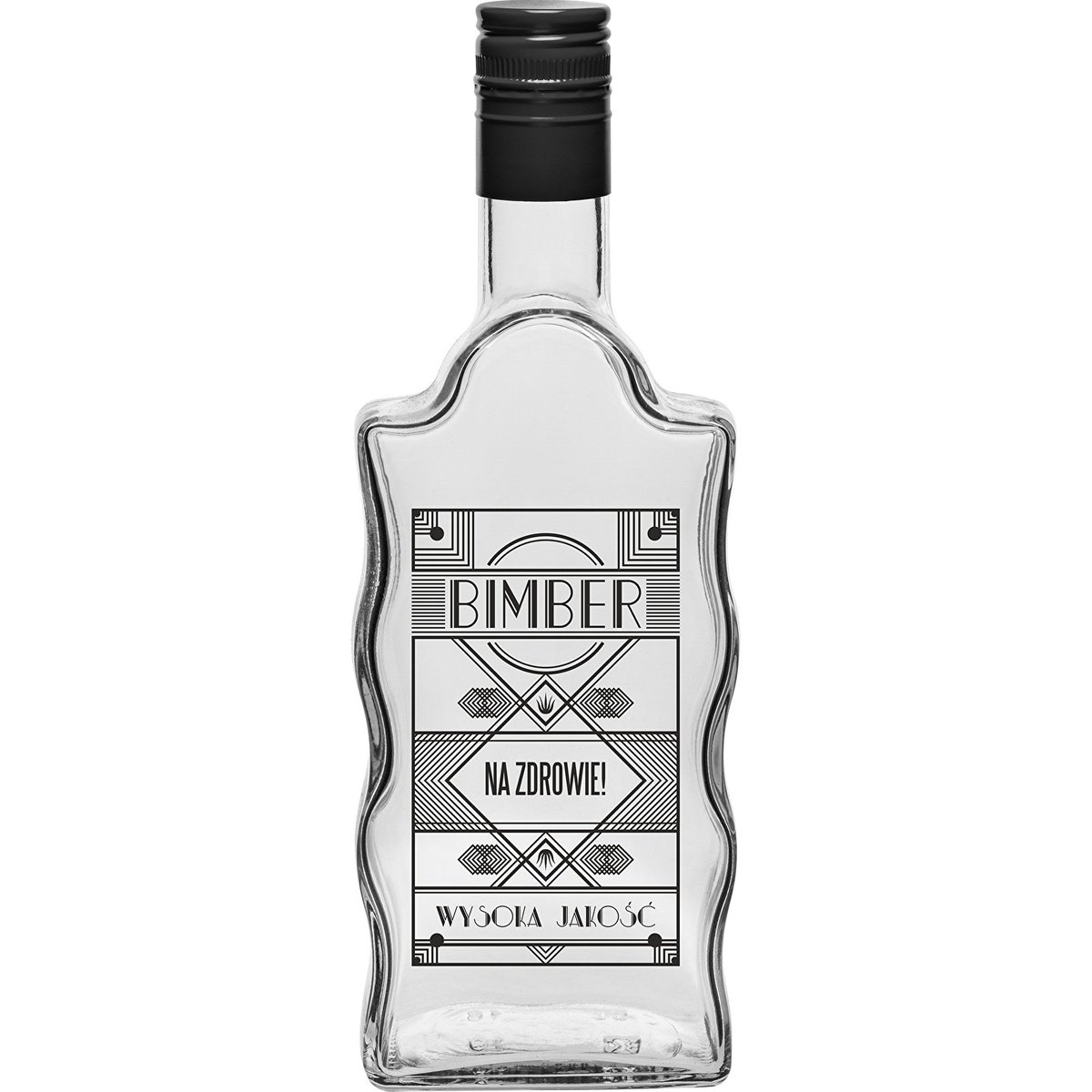 Browin Butelka Klasztorna 0,5 L, z zak., nadruk Bimber