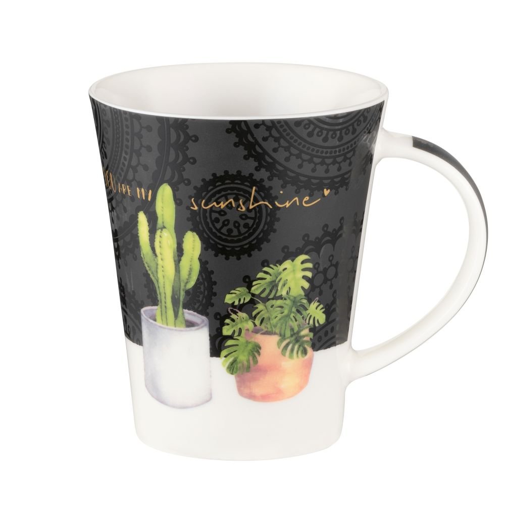 Kubek porcelanowy dekorowany 350 ml GARDENIC 2 VILLA ITALIA