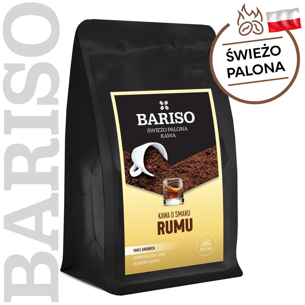 Bariso, kawa mielona o smaku rumu, 200 g