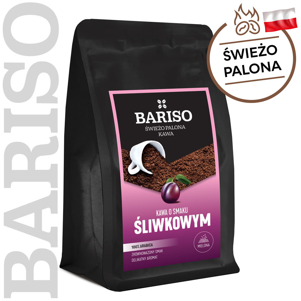 Bariso, kawa mielona o smaku śliwkowym, 200 g