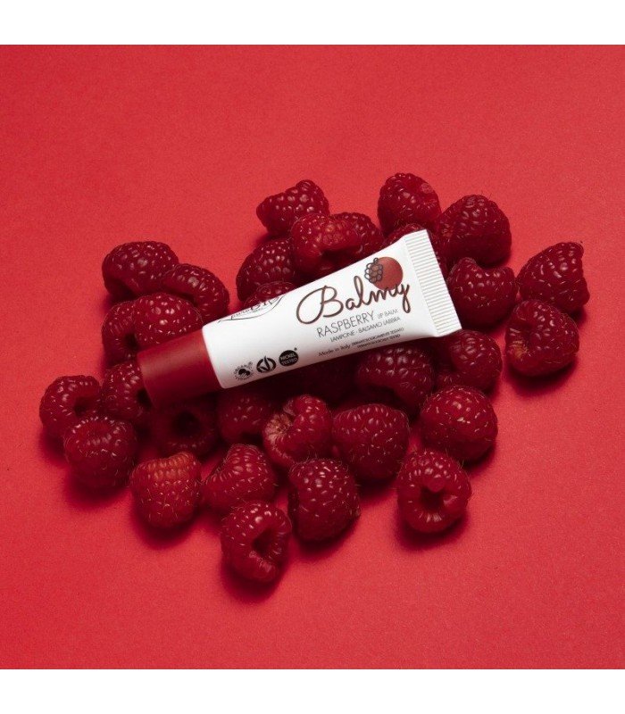 PuroBio, Kremowy Balsam Do Ust, Balmy 01, Malina, Transparentny, 10 ml