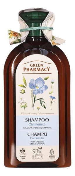 Green Pharmacy, Szampon Do Włosów Osłabionych Rumianek Lekarski, 350 ml